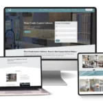 Squarespace website for Cabinet design