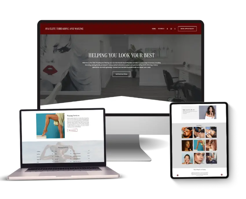 Salon Website on Squarespace