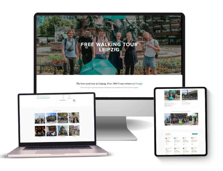 Website Design for a Tourism Agency